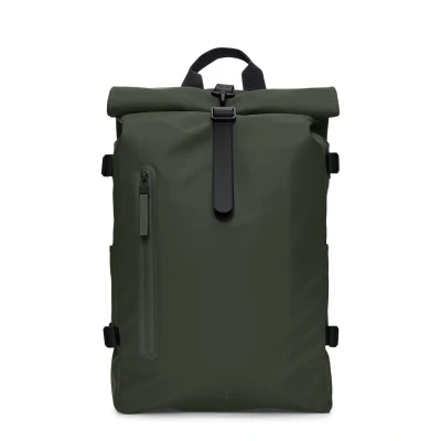 Kuva Rains Rolltop Large Unisex Reppu, Koko: One Size, Green