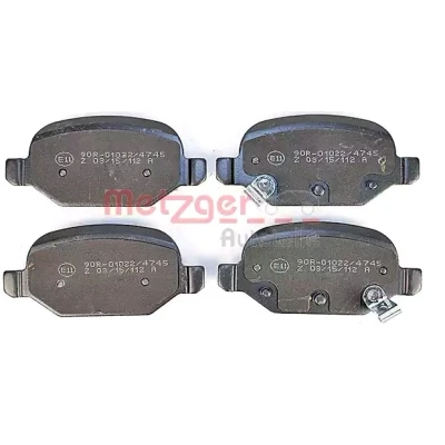 Kuva METZGER 1170818 Jarrupalat Taka akseli FIAT: Panda III Hatchback
