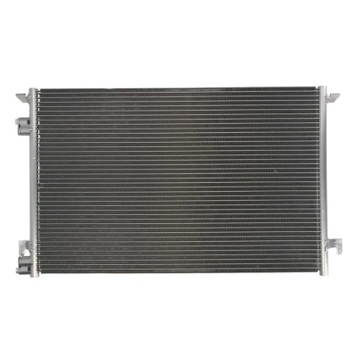 Kuva THERMOTEC KTT110023 Ilmastoinnin Lauhdutin ilman vedenerotinta 670 X 318 0 mm Alumiini OPEL: Vectra C Caravan, SAAB: 9 3 Farmari