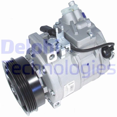 Kuva DELPHI TSP0159332 Ilmastoinnin Kompressori Denso 7SEU16C PAG 46 kompressoriöljyllä AUDI: A4 B7 Avant, B6 Sedan, Sedan