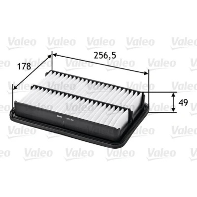 Kuva VALEO 585256 Ilmansuodatin 50 178 260 Suodatinpanos HYUNDAI: Santa Fe I