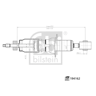 Kuva FEBI BILSTEIN 194162 Iskunvaimentimet TOYOTA: HILUX 3 Pick up