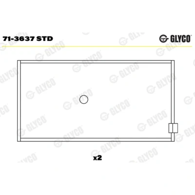 Kuva GLYCO 71 3637 STD Kiertokangen Laakeri