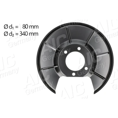 Kuva AIC 56326 Jarrukilpi Taka akseli, vasen FORD: Focus 2, S Max Mk1, MONDEO 4 Turnier