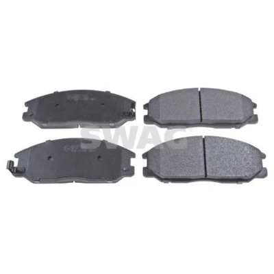 Kuva SWAG 33 10 6357 Jarrupalat Etuakseli akustisella kulumavaroittimella HYUNDAI: Santa Fe I, SSANGYONG: Actyon Sports I Pick up
