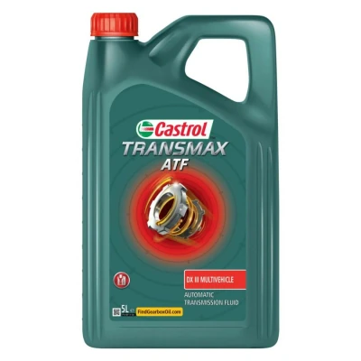Kuva Castrol Transmax ATF Dex/Merc Multivehicle 5L ABARTH, ACURA, AUDI, BUICK, CADILLAC, CHEVROLET, CITROËN, DACIA, FIAT, FORD, FORD USA, HONDA, HYUNDAI,