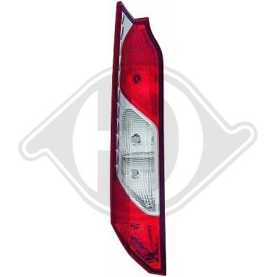 Kuva DIEDERICHS 1455691 Takavalot Vasen W16W, W21W, WY21W, W21/5W Läpinäkyvä Ilman lampun kantaa FORD: Transit Connect V408 Van