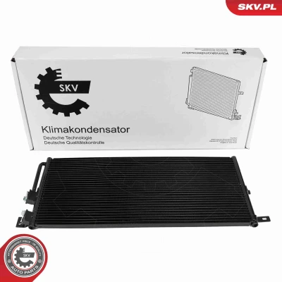 Kuva ESEN SKV 86SKV619 Ilmastoinnin Lauhdutin ilman vedenerotinta Alumiini 725mm JAGUAR: X Type Sedan