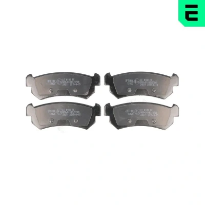 Kuva OPTIMAL BP 12420 Jarrupalat Taka akseli Ilman kulumisenilmaisinta, Ei kulumisenilmaisimelle CHEVROLET: Nubira Farmari, Lacetti Hatchback