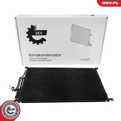 Kuva ESEN SKV 86SKV335 Ilmastoinnin Lauhdutin ilman vedenerotinta Alumiini 770mm AUDI: A8 D3 (4E2, 4E8) 3.0 TDI quattro, 3.2 FSI, FSI quattro