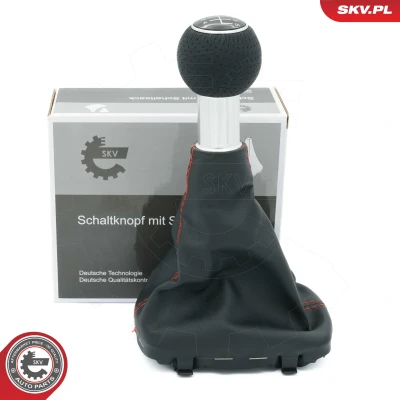 Kuva ESEN SKV 63SKV510 Vaihdekepin nuppi 5 vaihteinen Nahka