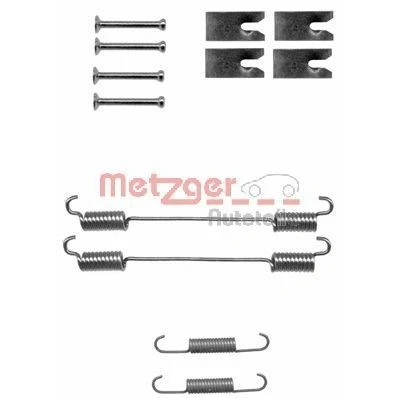 Kuva METZGER 105 0862 Tarvikesarja Jarrukengät FIAT: Doblo II Van / Farmari