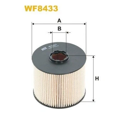 Kuva WIX FILTERS WF8433 Polttoainesuodatin Suodatinpanos FORD: MONDEO 4 Turnier, FOCUS 3 S Max Mk1, PEUGEOT: 508 I SW, 308 Hatchback