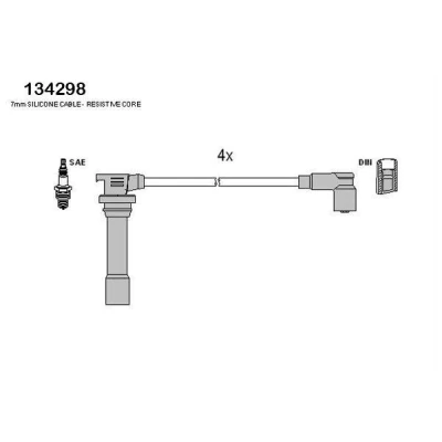 Kuva HITACHI 134298 Sytytysjohto