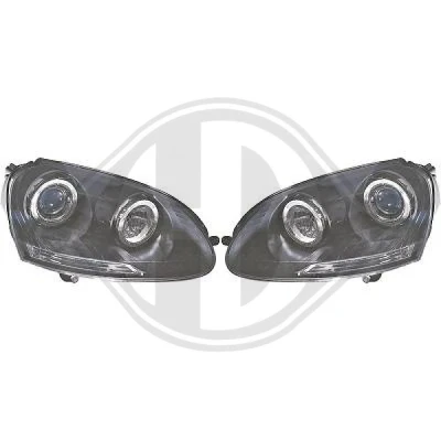 Kuva DIEDERICHS HD Tuning 2214780 Ajovalonheitinsarja Valokorkeussäätimen moottorilla