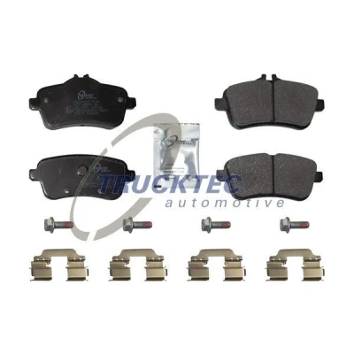 Kuva TRUCKTEC AUTOMOTIVE 02.35.496 Jarrupalat Taka akseli Ilman kulumisenilmaisinta MERCEDES BENZ: ML sarja, GLE SUV