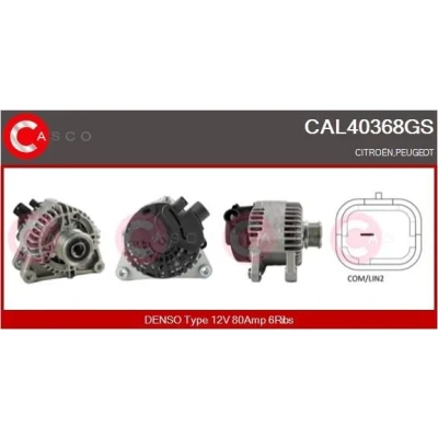 Kuva CASCO CAL25107AS Laturi 12V 55A FORD: ORION 3, Sierra Mk1 Hatchback, ESCORT 4