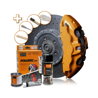 Kuva FOLIATEC 2171 Jarrusatulamaali aerosoli 400, 125, 50 Kupari