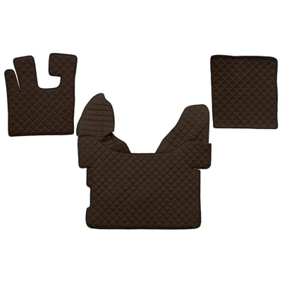 Kuva F CORE FL09 BROWN Lattiamattosetti Tekonahka Edessä 3 Ruskea