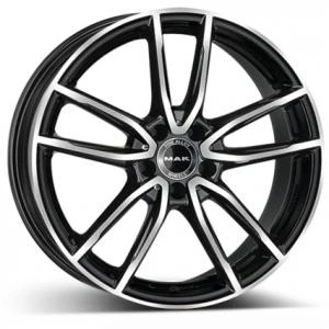 Kuva MAK Evo Black Polished 11/21 5/112 ET38 B66.6