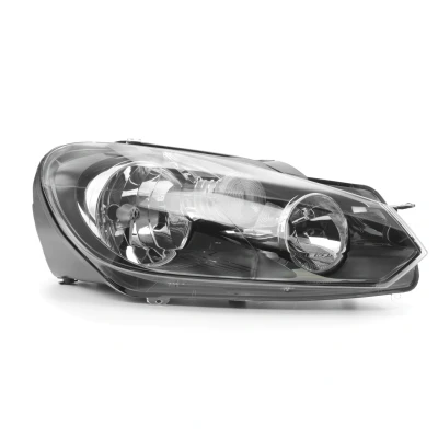 Kuva TYC 20 11777 05 2 Ajovaloumpio Oikea H15, H7 Oikeanpuoleiselle liikenteelle Sähkömoottorilla VOLKSWAGEN: Golf 6, 6