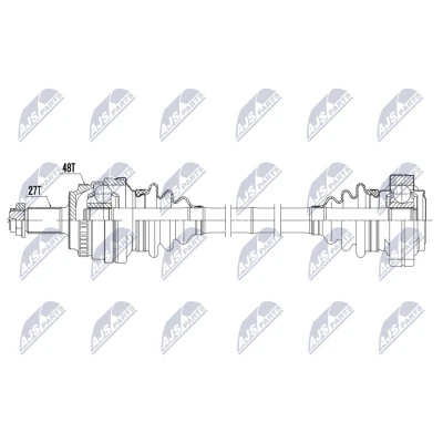 Kuva Vetoakseli, Taka akseli BMW OE 33211227399, 33211227585