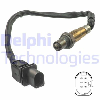 Kuva DELPHI ES21127 12B1 Lambda Anturi Laajakaista lambdasondi, Lämmitetty FIAT: Ducato III Flatbed Kuorma auto / Alusta, Croma II Farmari