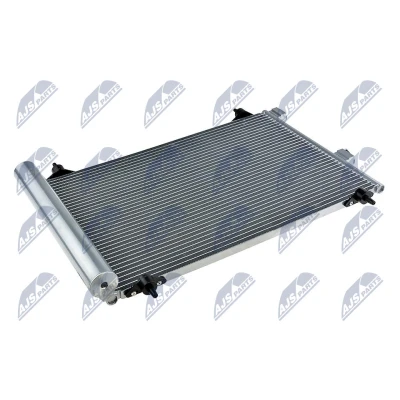 Kuva NTY CCS PE 002 Ilmastoinnin Lauhdutin Vedenerottimella Alumiini 560 PEUGEOT: 307 Hatchback, Farmari, SW
