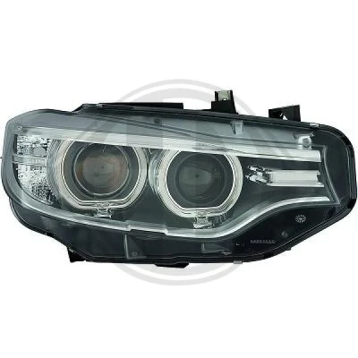 Kuva DIEDERICHS 1245984 Ajovaloumpio Oikea LED, PWY24W, D1S Bi xenon Oikeanpuoleiselle liikenteelle