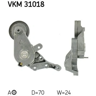 Kuva SKF VKM 31018 Kiristysrulla VOLKSWAGEN: Golf 4, 4 Variant, Polo III Variant