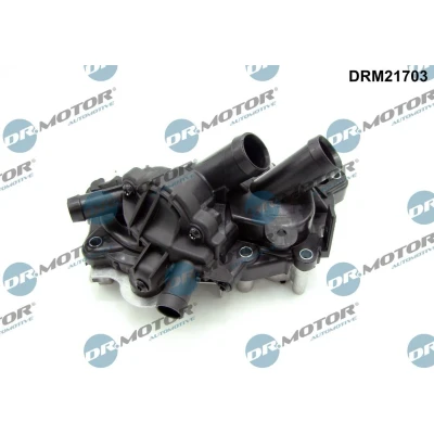 Kuva DR.MOTOR AUTOMOTIVE DRM21703 Vesipumppu Termostaatilla Mekaaninen Kopalla VOLKSWAGEN: Golf 7 Variant, Beetle Hatchback, Polo V Hatchback