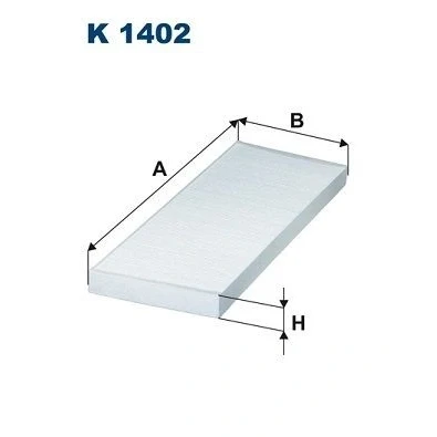 Kuva FILTRON K 1402 Raitisilmasuodatin Hiukkassuodatin 497 177 31