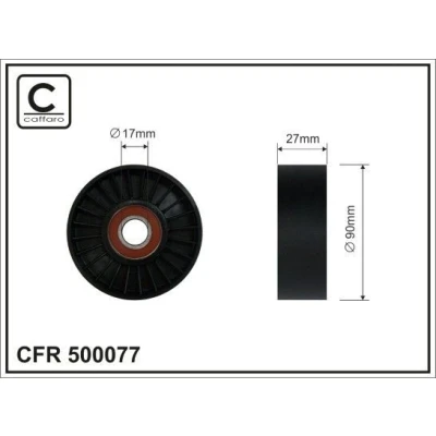 Kuva Kiristysrulla, moniurahihna JEEP COMMANDER, GRAND CHEROKEE II, III OE 53030958, 53030958AB, 53030958AC