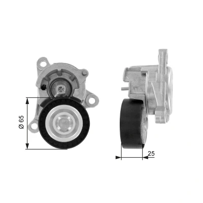 Kuva GATES FleetRunner Micro V Kit T38320 Kiristysrulla CITROËN: C4 I Hatchback, PEUGEOT: 206 Hatchback