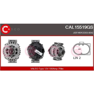 Kuva CASCO CAL10298AS Laturi 12V 105A FIAT: Punto II Hatchback, ALFA ROMEO: 147
