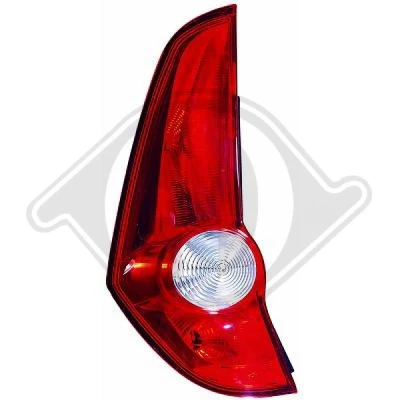Kuva DIEDERICHS 1866090 Takavalot Oikea P21W, P21/5W, PY21W, W16W Ilman lampun kantaa