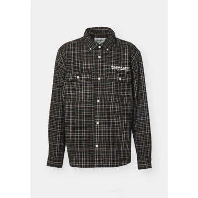 Kuva Carhartt WIP Runaway Millett Vapaaajan kauluspaita, Koko: Large, check, black / wax