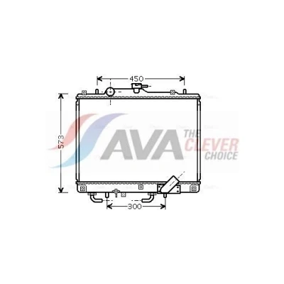 Kuva AVA COOLING SYSTEMS MT2156 Jäähdytin Alumiini 500mm 628mm 16mm öljynjäähdytin Ilman nestesäiliötä Jäähdytysrivat juotetut