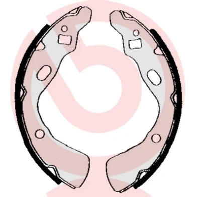 Kuva BREMBO S 30 507 Jarrukengät 170 26 MAZDA: 121 I Hatchback