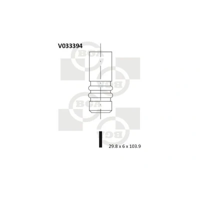 Kuva Pakoventtiili AUDI, SEAT, SKODA, VW OE 058109611E, 58109611E