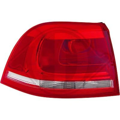 Kuva DIEDERICHS 2287090 Takavalot Priority Parts Oikea Uloin osa Ilman polttimoita lampun kantaa