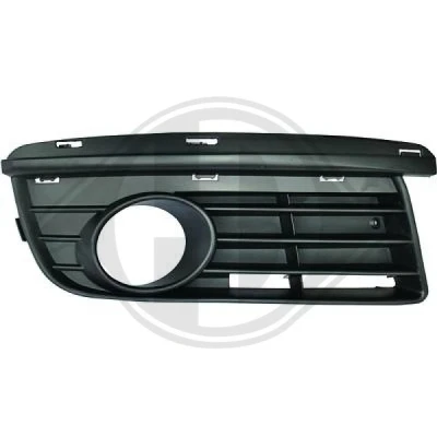 Kuva DIEDERICHS 2232048 Puskurin Ritilä Oikea Sumuvaloilla vasrustetuille autoille VOLKSWAGEN: Jetta 3
