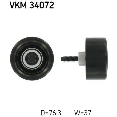 Kuva SKF VKM 34072 Ohjainrulla Kiinnitysmateriaalilla FORD: Transit Mk5 Bussi