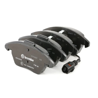 Kuva BREMBO P 85 146 Jarrupalat Sis. kulumisenilmaisimen Männän lukoilla Ilman tarvikkeita VOLKSWAGEN: Golf 6, Passat B7 Sedan, Alltrack