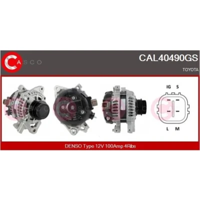 Kuva CASCO CAL30180AS Laturi 12V 120A OPEL: Vectra C CC, Caravan, Zafira B, ALFA ROMEO: 159 Sedan, 156 Sportwagon