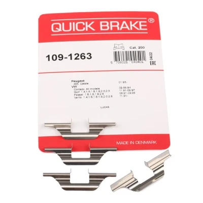 Kuva QUICK BRAKE 109 1263 Tarvikesarja, Jarrupala VOLKSWAGEN: GOLF 2, SKODA: FELICIA 2 Kombi