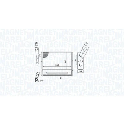 Kuva MAGNETI MARELLI 350218450000 Lämmityslaitteen Kenno FORD: Transit Mk6 Bussi