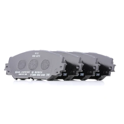 Kuva BOSCH 0 986 494 240 Jarrupalat Low Metallic TOYOTA: Urban Cruiser, Corolla X Sedan, RAV4 III SUV