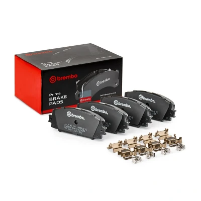 Kuva BREMBO P 83 141 Jarrupalat akustisella kulumavaroittimella Tarvikkeilla TOYOTA: Yaris II Hatchback, Corolla X Sedan, III Hatchback