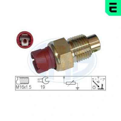 Kuva Tunnistin, jäähdytysnesteen lämpötila alfa romeo, fiat, iveco, lada, lancia, seat OE 2101 3808 600, 4067872, 4108672